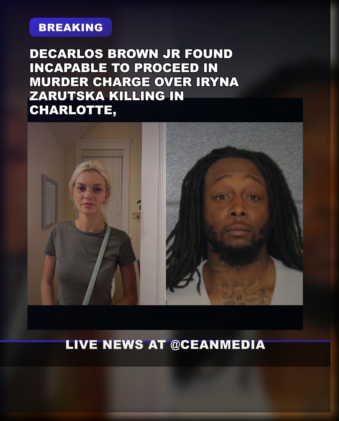 Illustrative photo for: Charlotte murder case incapability proceeding: Debates