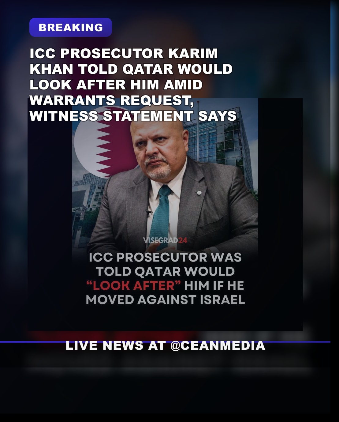 Illustrative photo for: ICC prosecutor expectations misconduct: Khan targeted by