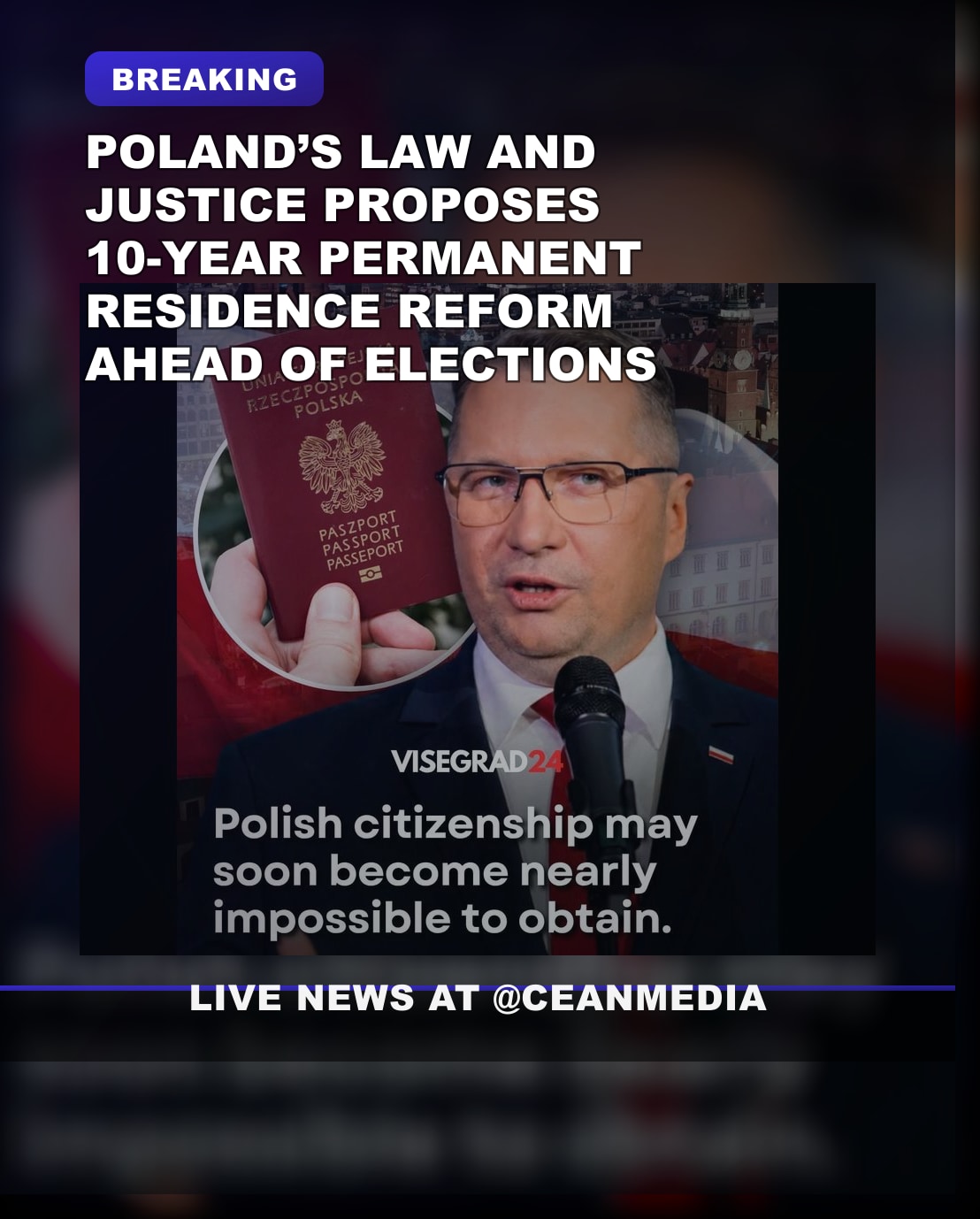 Illustrative photo for: Poland’s Opposition Proposes Tougher Citizenship Rules: