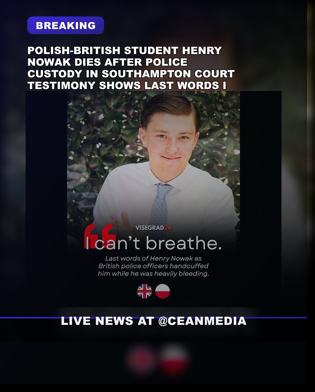Illustrative photo for: Henry Nowak testimony excerpt: court hears last words