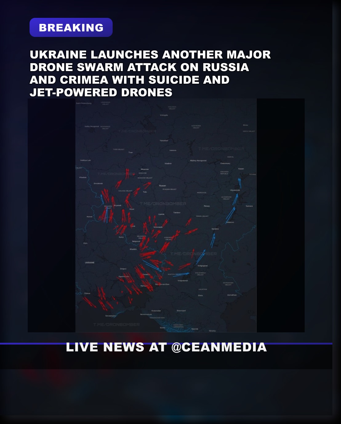 Illustrative photo for: Ukraine drone swarm attack Russia: Ukraine deploys