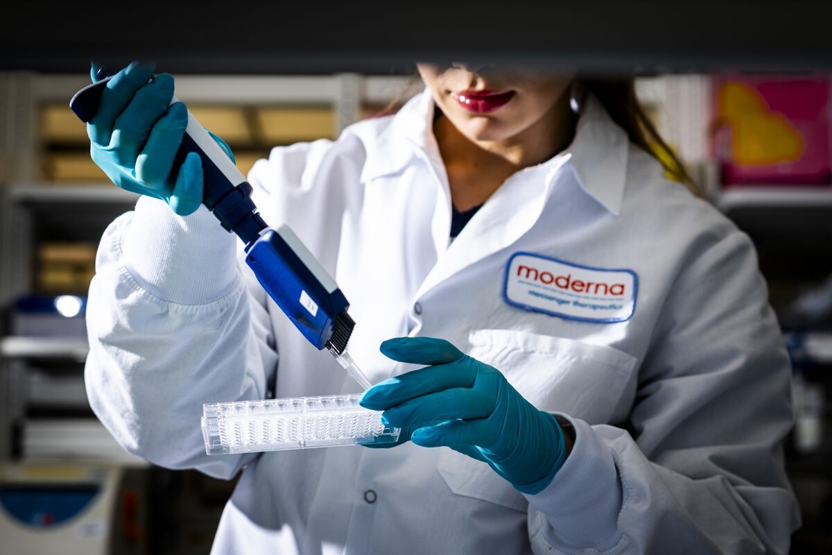 Illustrative photo for: Moderna sales beat expectations as growth expands beyond