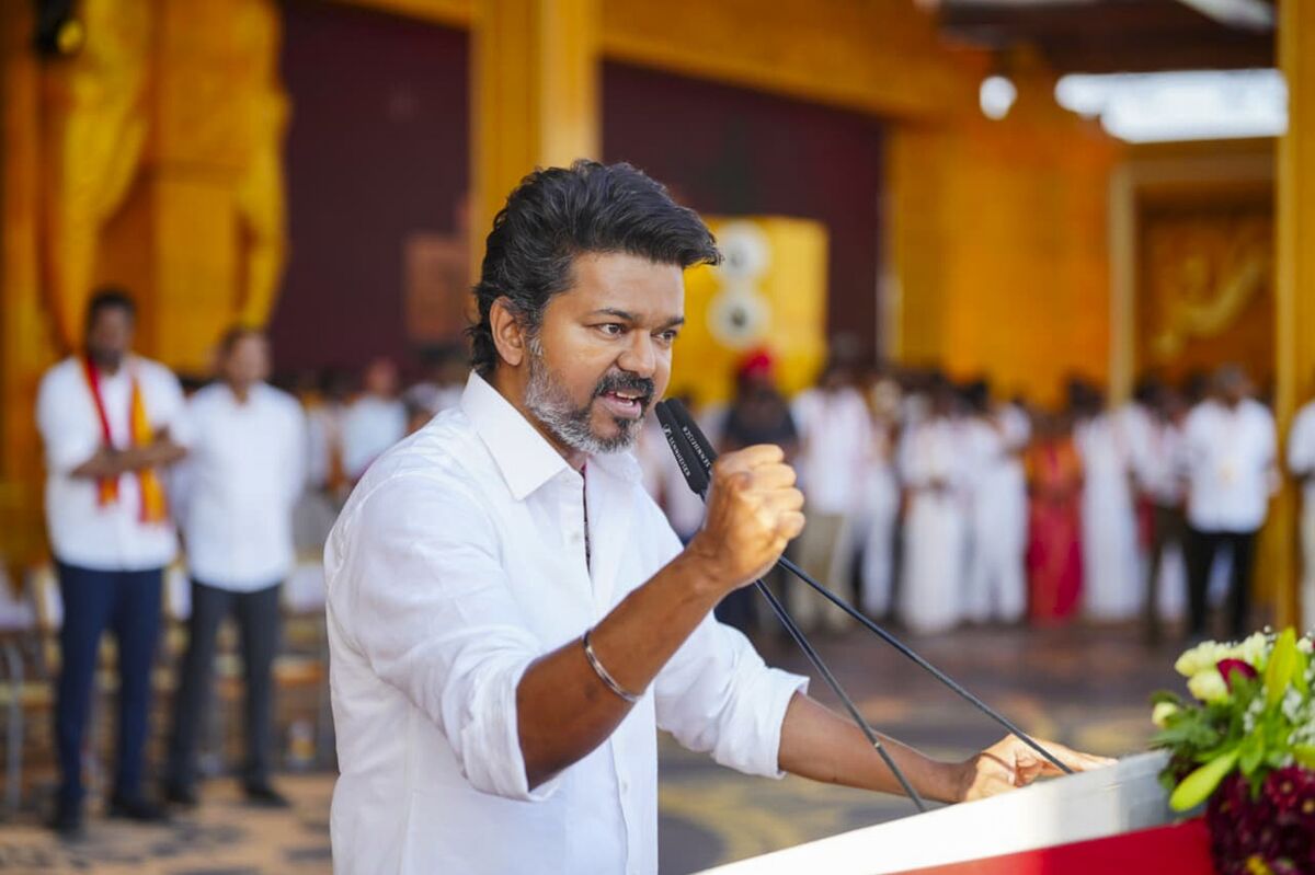 Illustrative photo for: Tamil Nadu government coalition formation: Vijay Party