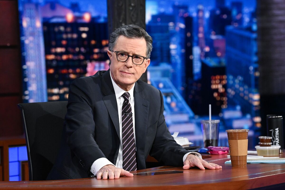 Illustrative photo for: Colbert last episode focus: Finale Mostly Skips Trump