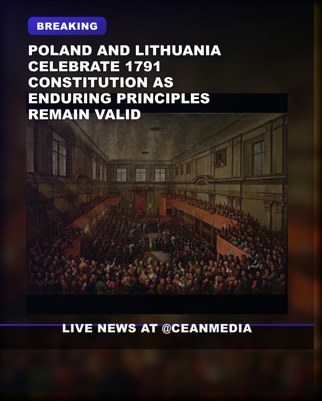 Illustrative photo for: Poland-Lithuania 3rd of May Constitution equality
