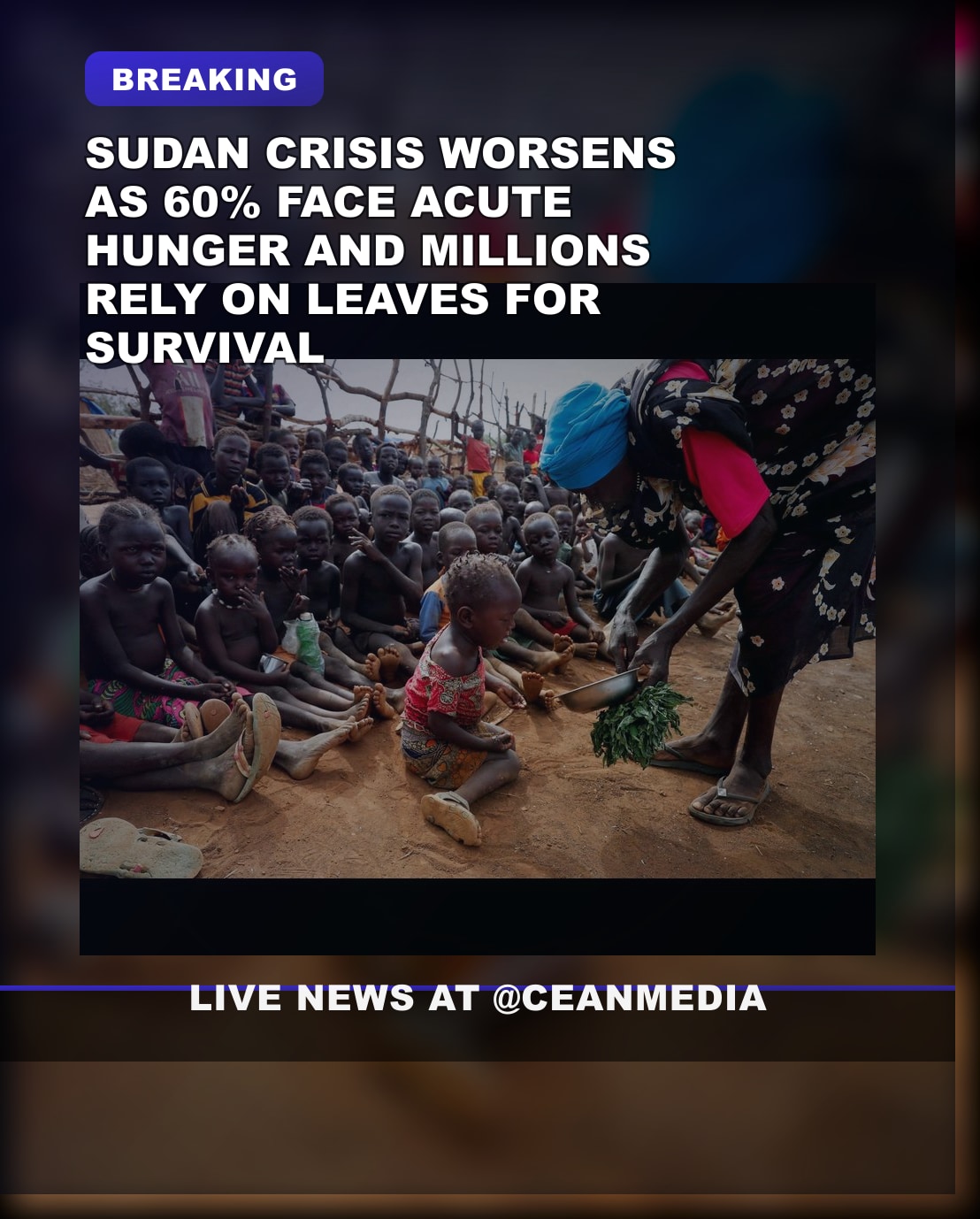 Illustrative photo for: Sudan famine humanitarian needs 2026: Acute crisis drives