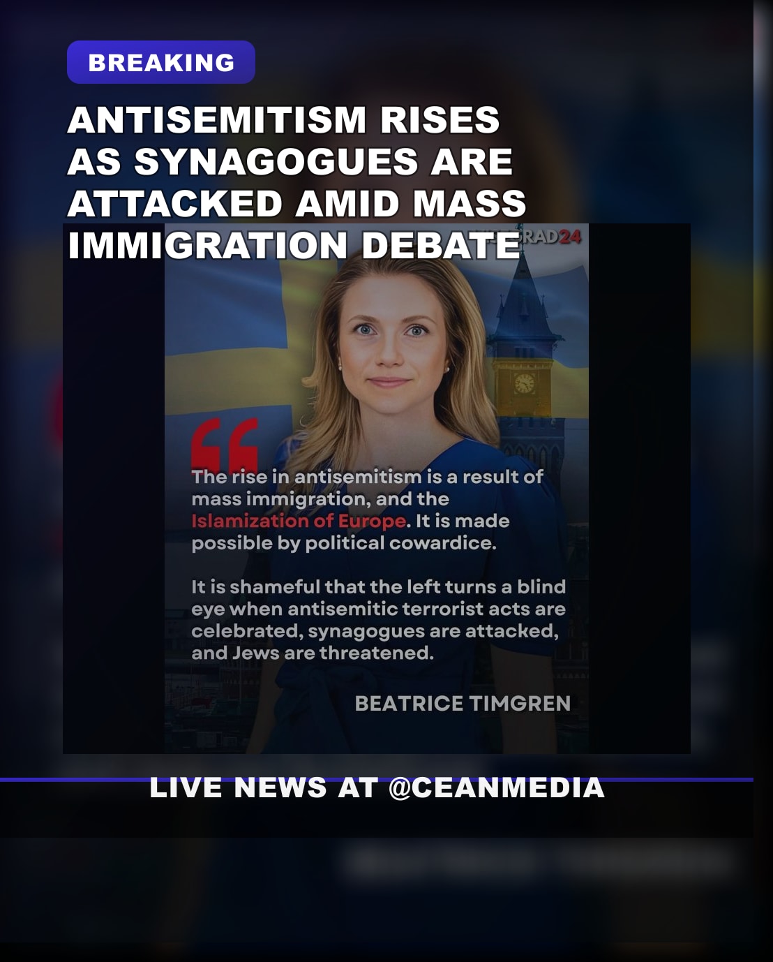 Illustrative photo for: Rising Antisemitism Tied to Immigration and Europe’s