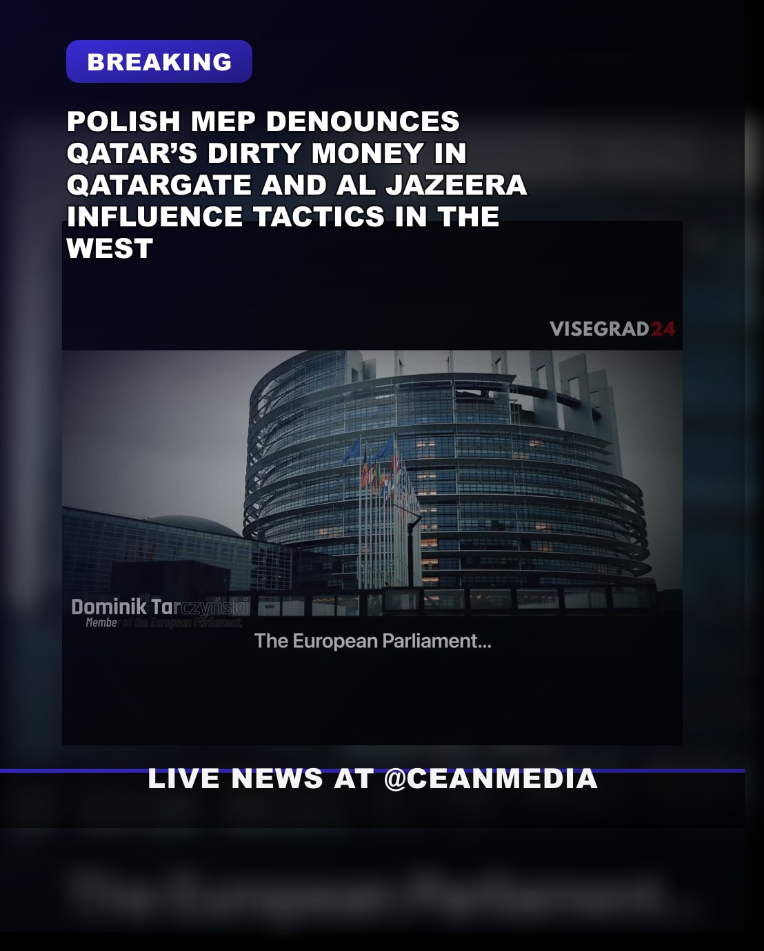 Illustrative photo for: Polish MEP Qatar Qatargate corruption: denounces dirty