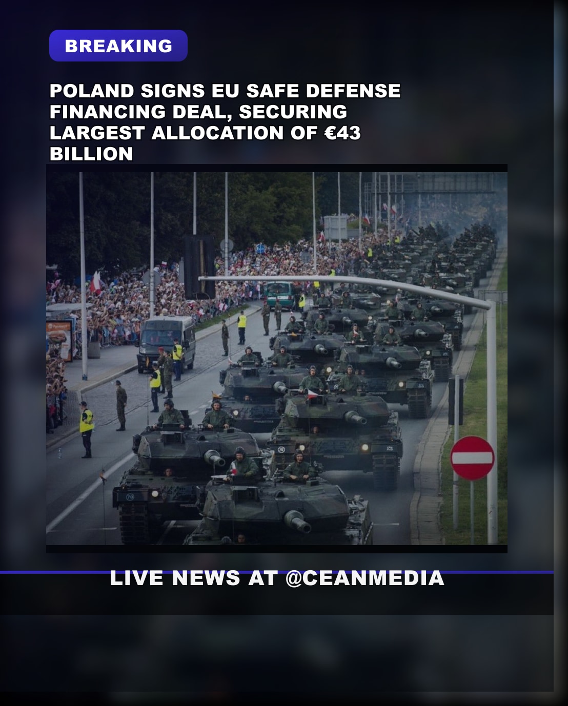 Illustrative photo for: Poland European Defense Financing Boosts EU SAFEs