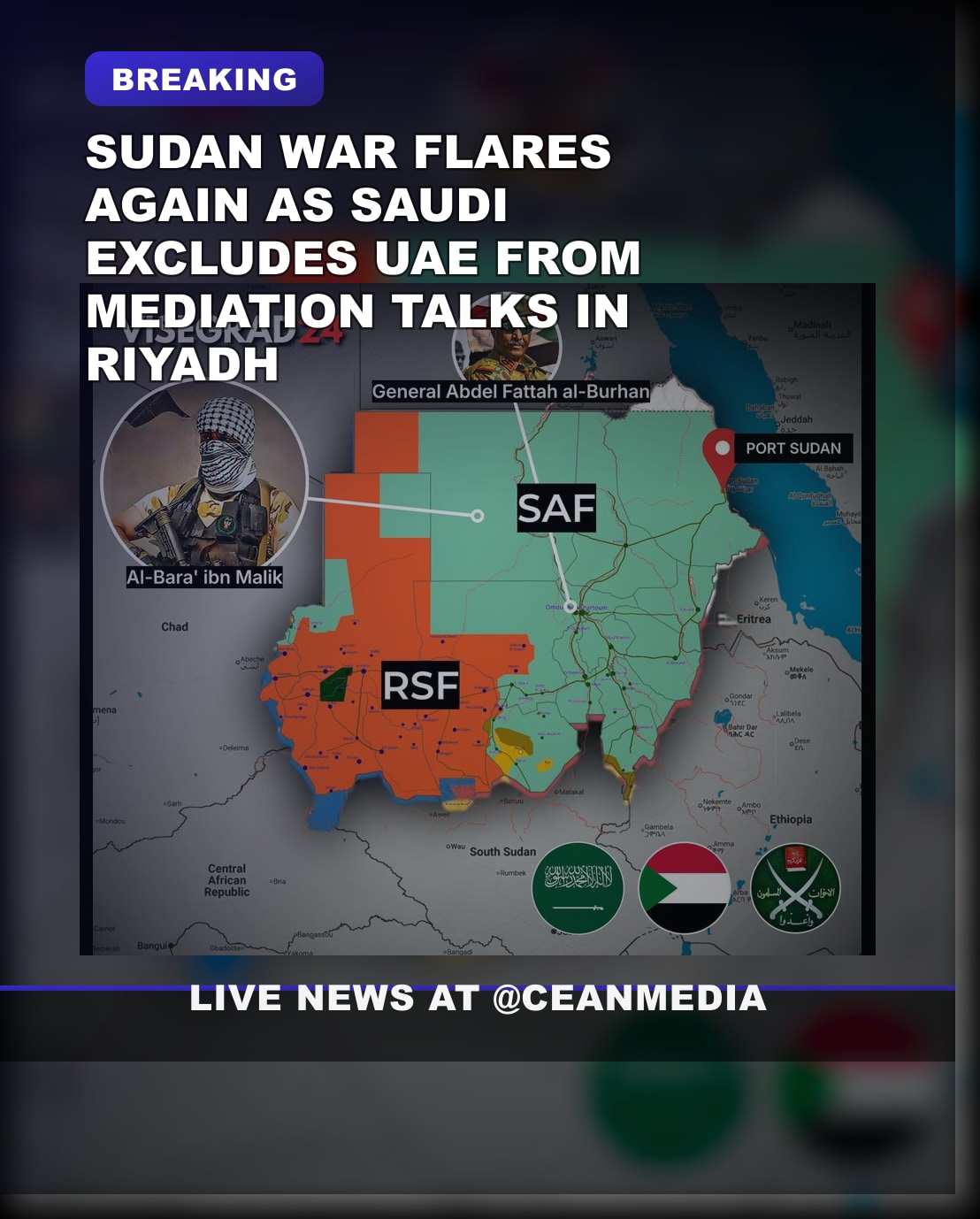 Illustrative photo for: Sudan civil war peace negotiations stall as talks falter on