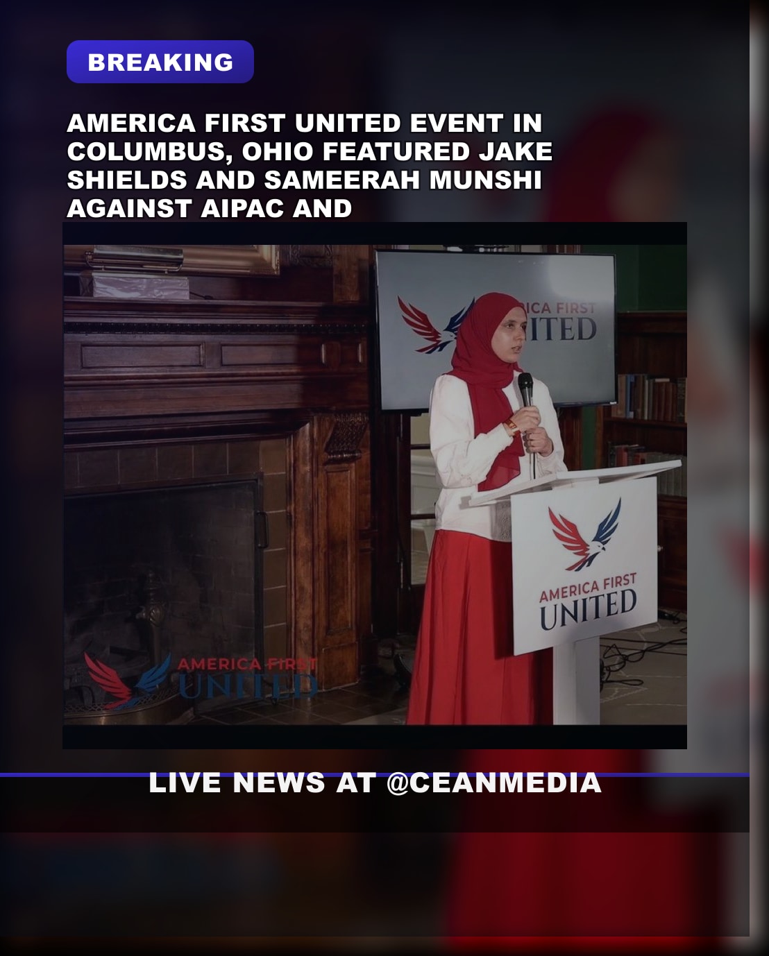 Illustrative photo for: America First event Columbus Ohio unites figures across