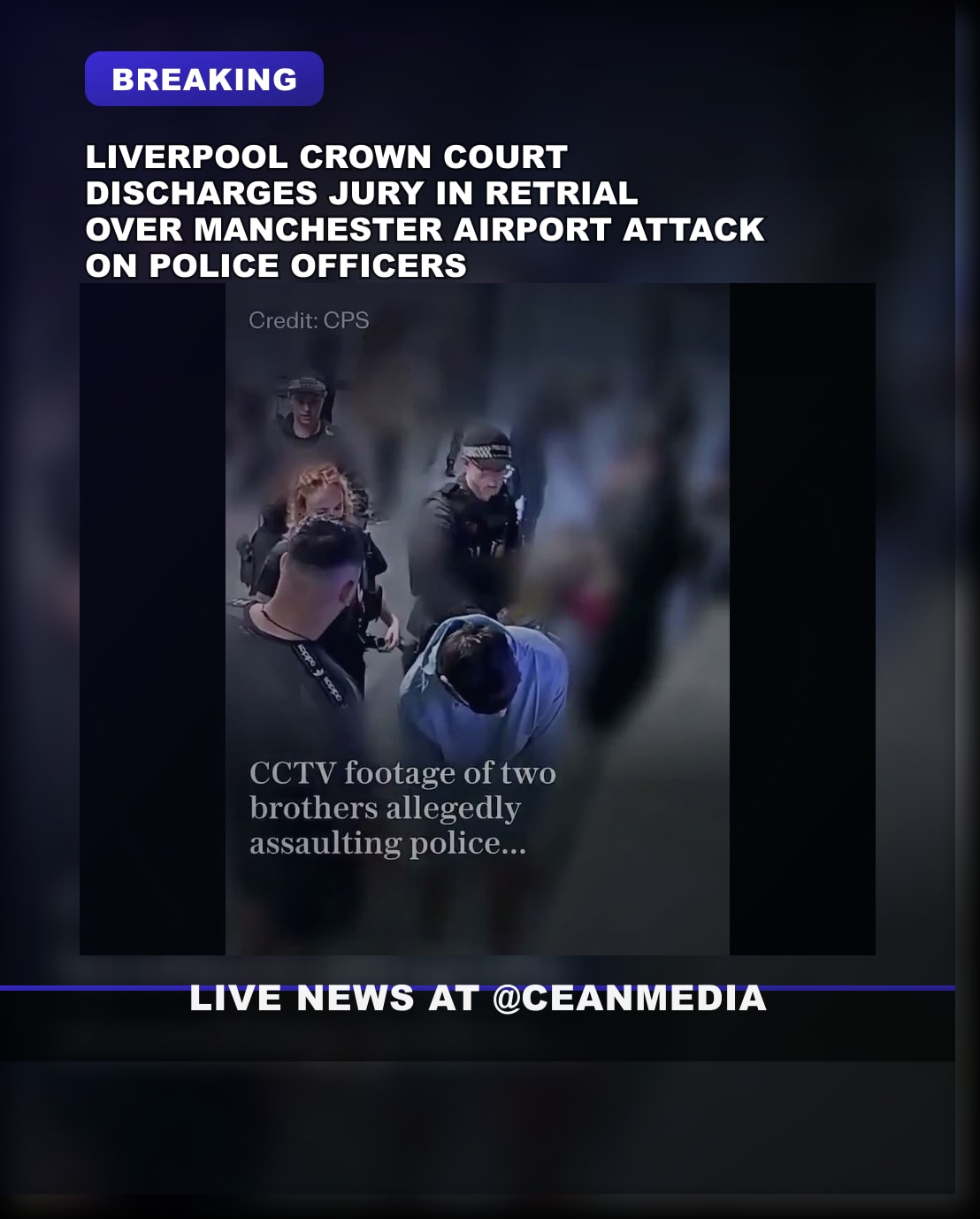 Illustrative photo for: Jury discharge: retrial over Manchester Airport assault