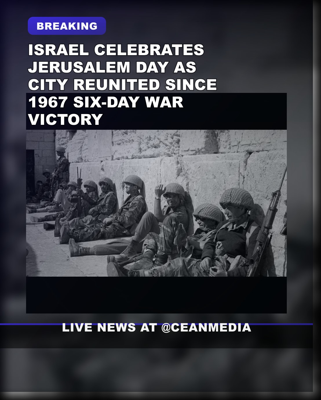 Illustrative photo for: Jerusalem Day celebration unity marks unified capital in
