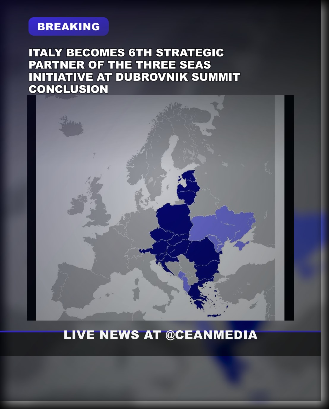 Illustrative photo for: Italy Joins Three Seas Initiative as Sixth Strategic