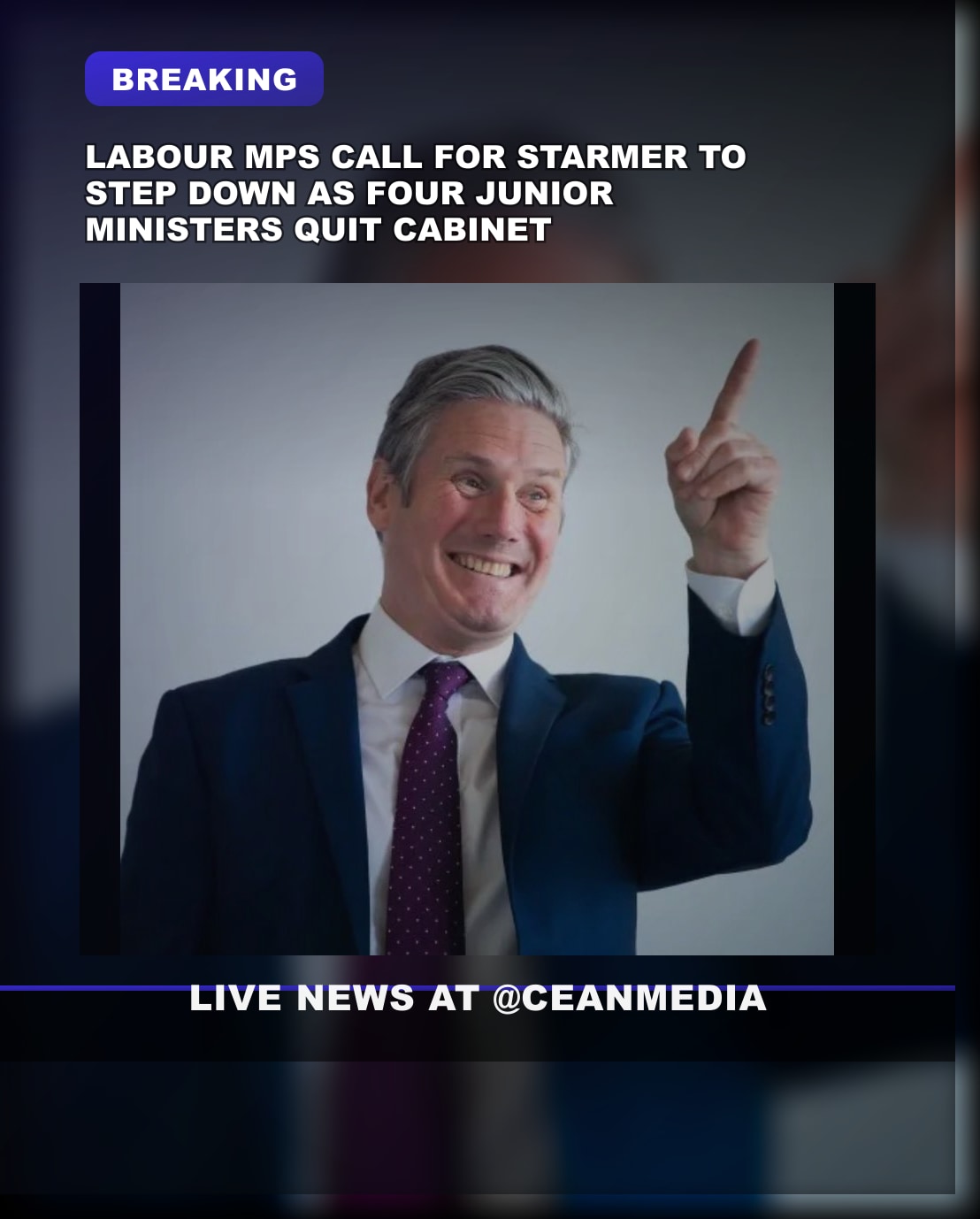 Illustrative photo for: Labour leadership crisis headlines: MPs move to oust