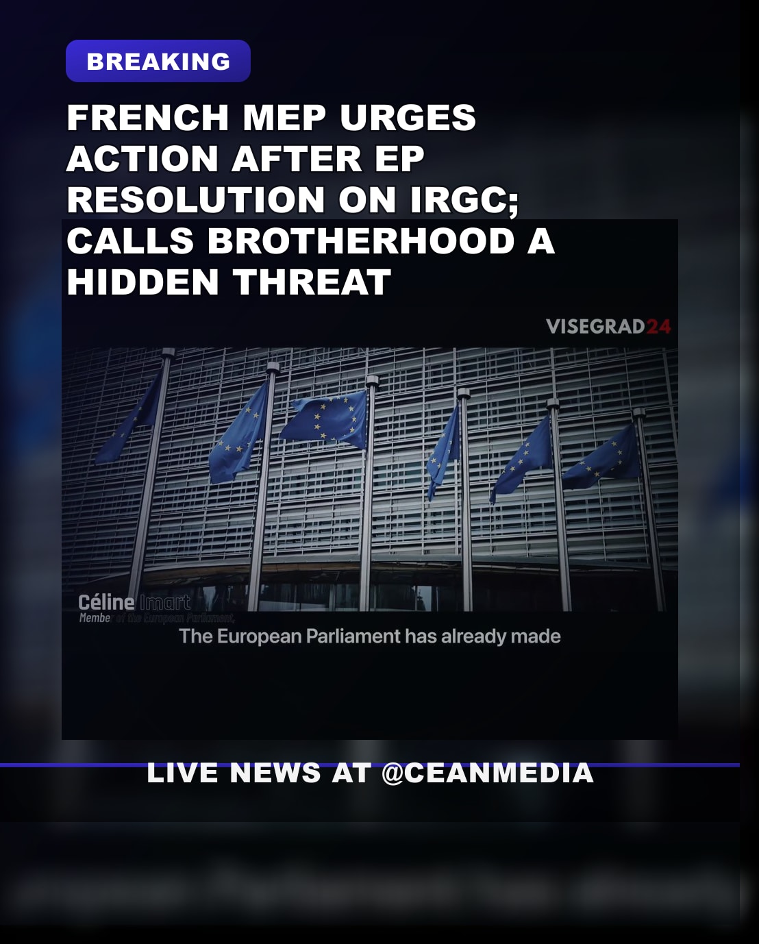 Illustrative photo for: EU Parliament Terror List: IRGC, Not Muslim Brotherhood
