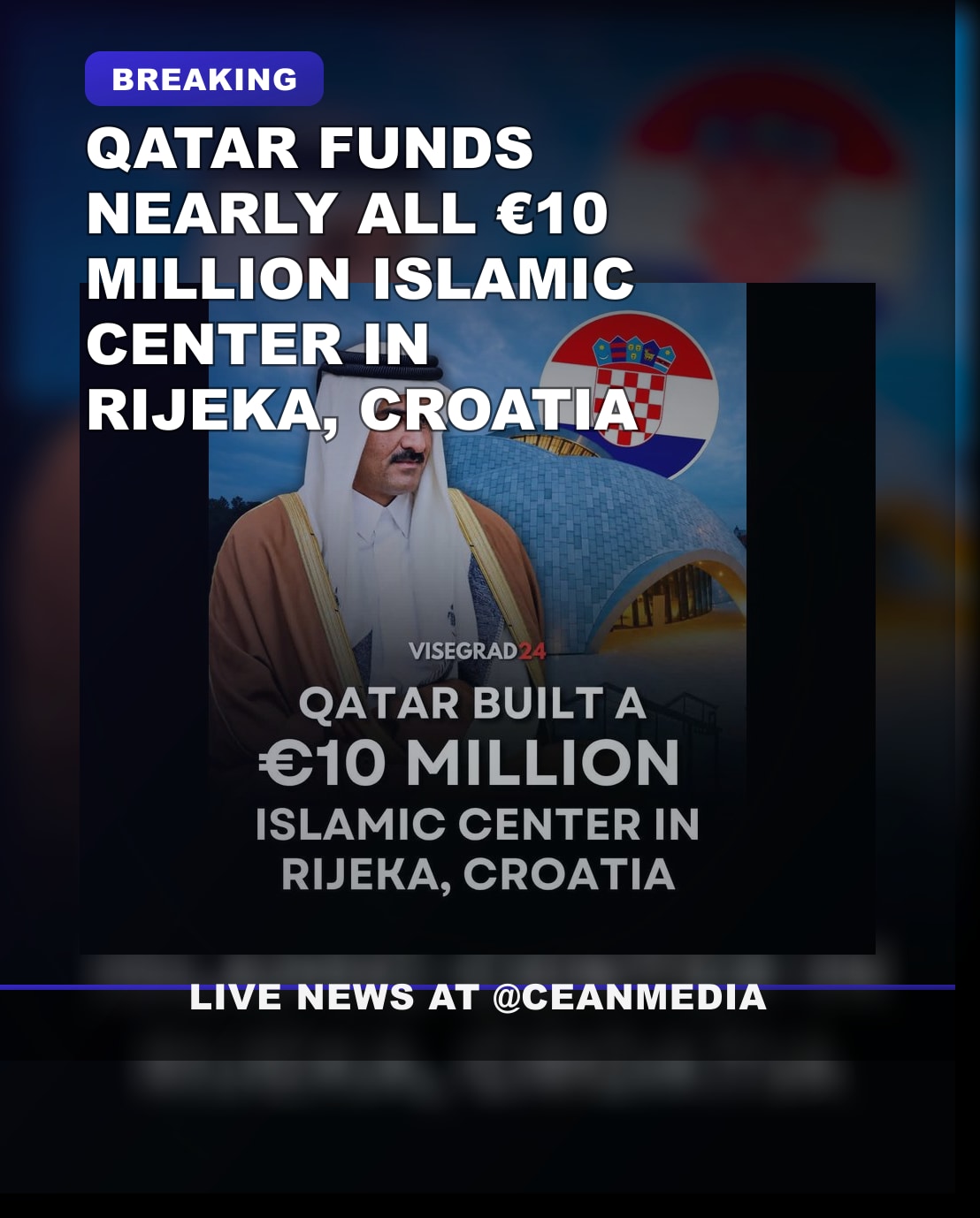 Illustrative photo for: Qatar funding Rijeka mosque drives Adriatic faith landmark