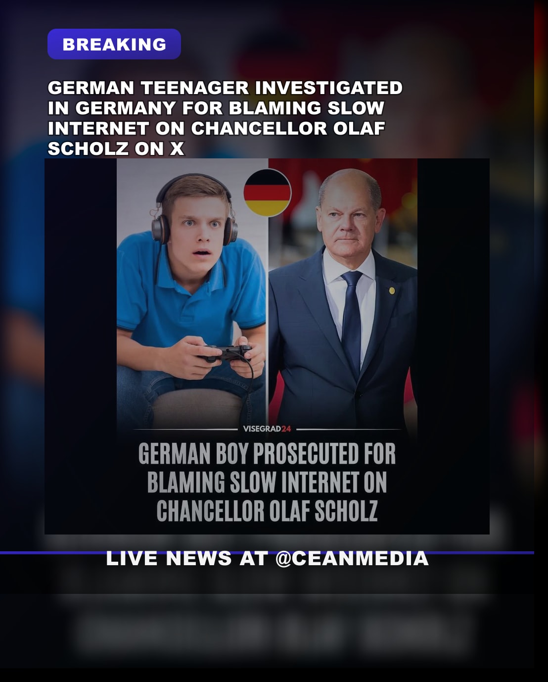 Illustrative photo for: Police investigate teen over insult to chancellor on X