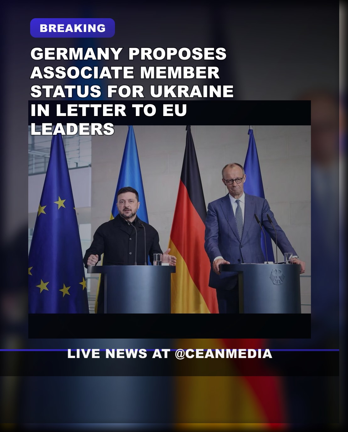 Illustrative photo for: Germany proposes EU “associate member” status for Ukraine: