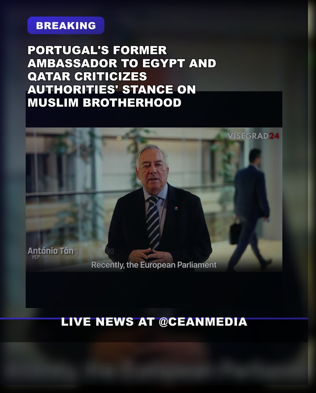 Illustrative photo for: Portugal’s Former ambassador to egypt qatar stance: Egypt
