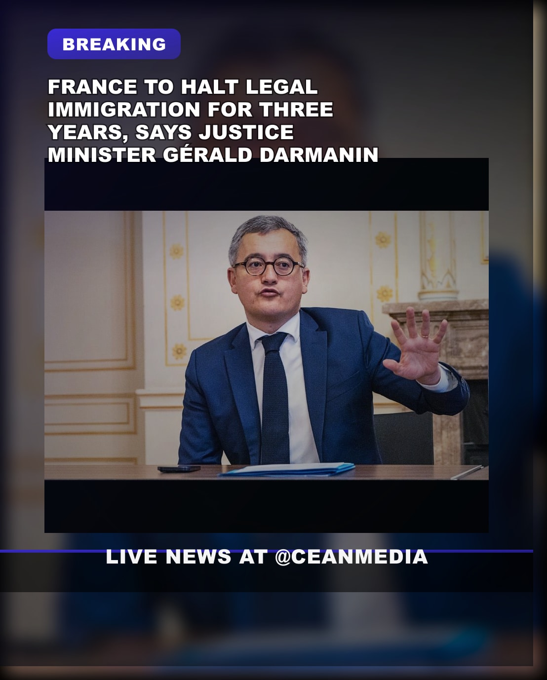 Illustrative photo for: France to Halt Legal Immigration for Three Years: French