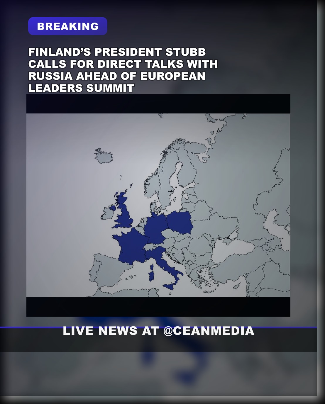 Illustrative photo for: Finland’s President urges start talking to Russia direct