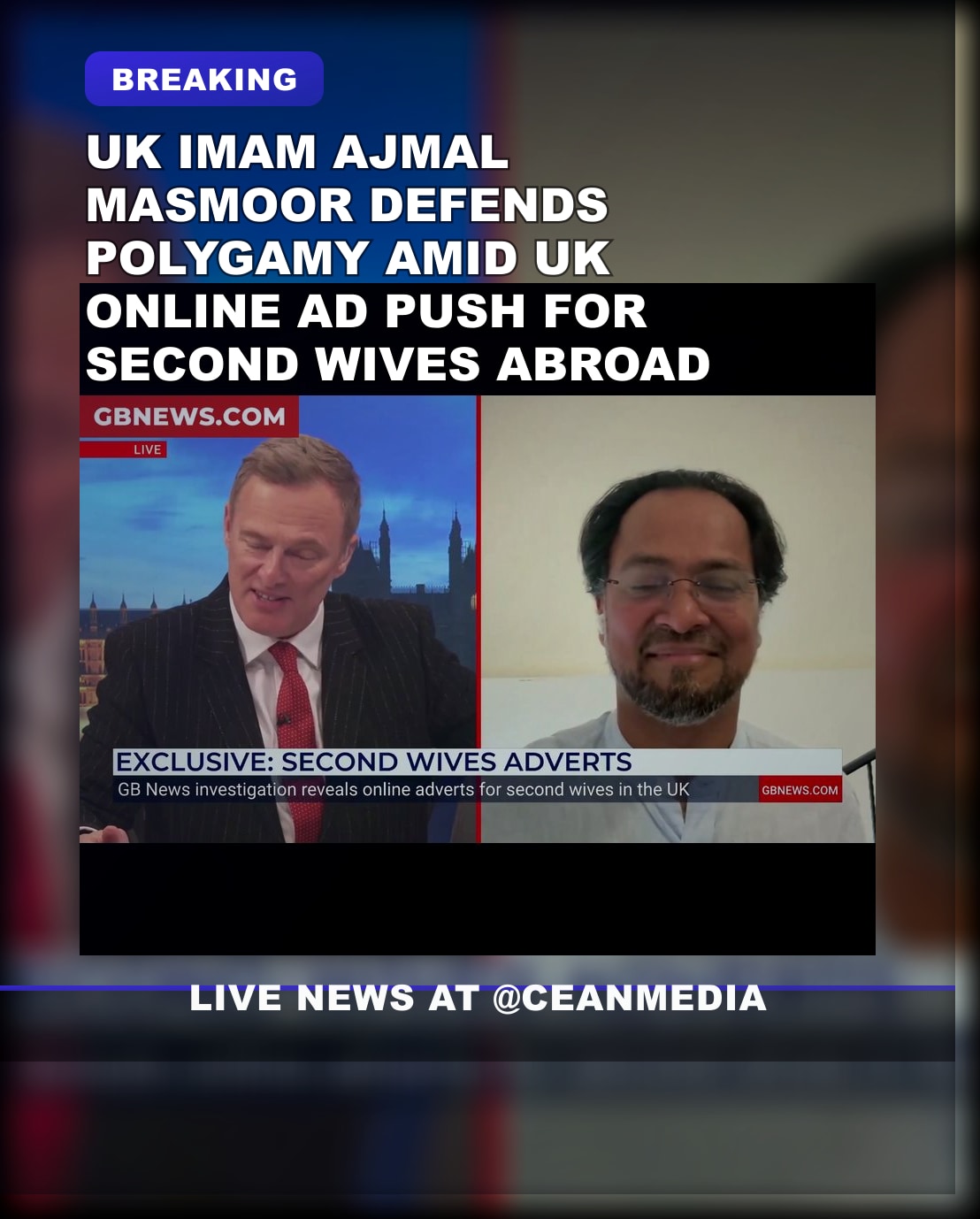 Illustrative photo for: UK Imam Defends Polygamy in Immigration Ad Debate —