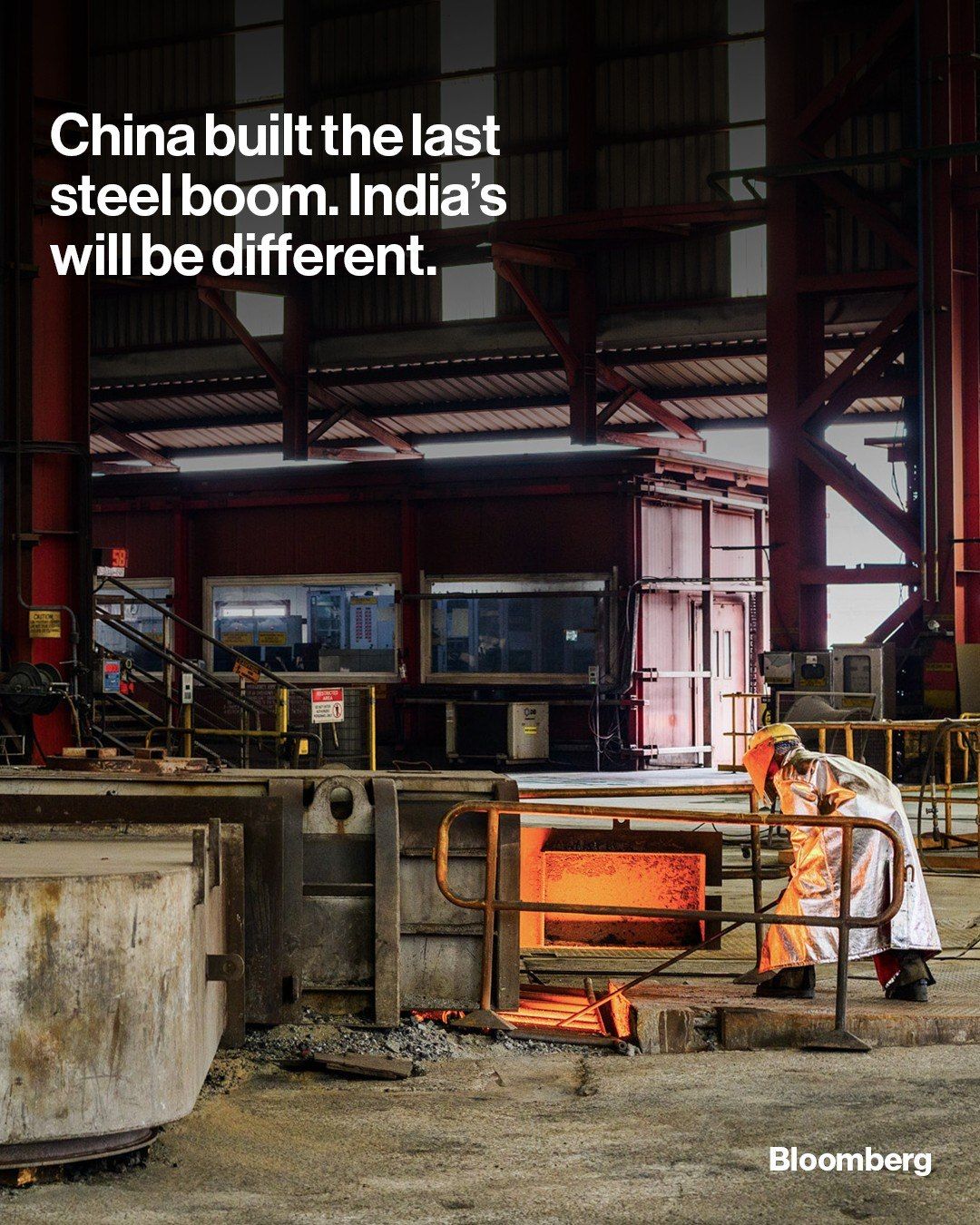 Illustrative photo for: India steel growth engine: Aims vs. China, still trails by