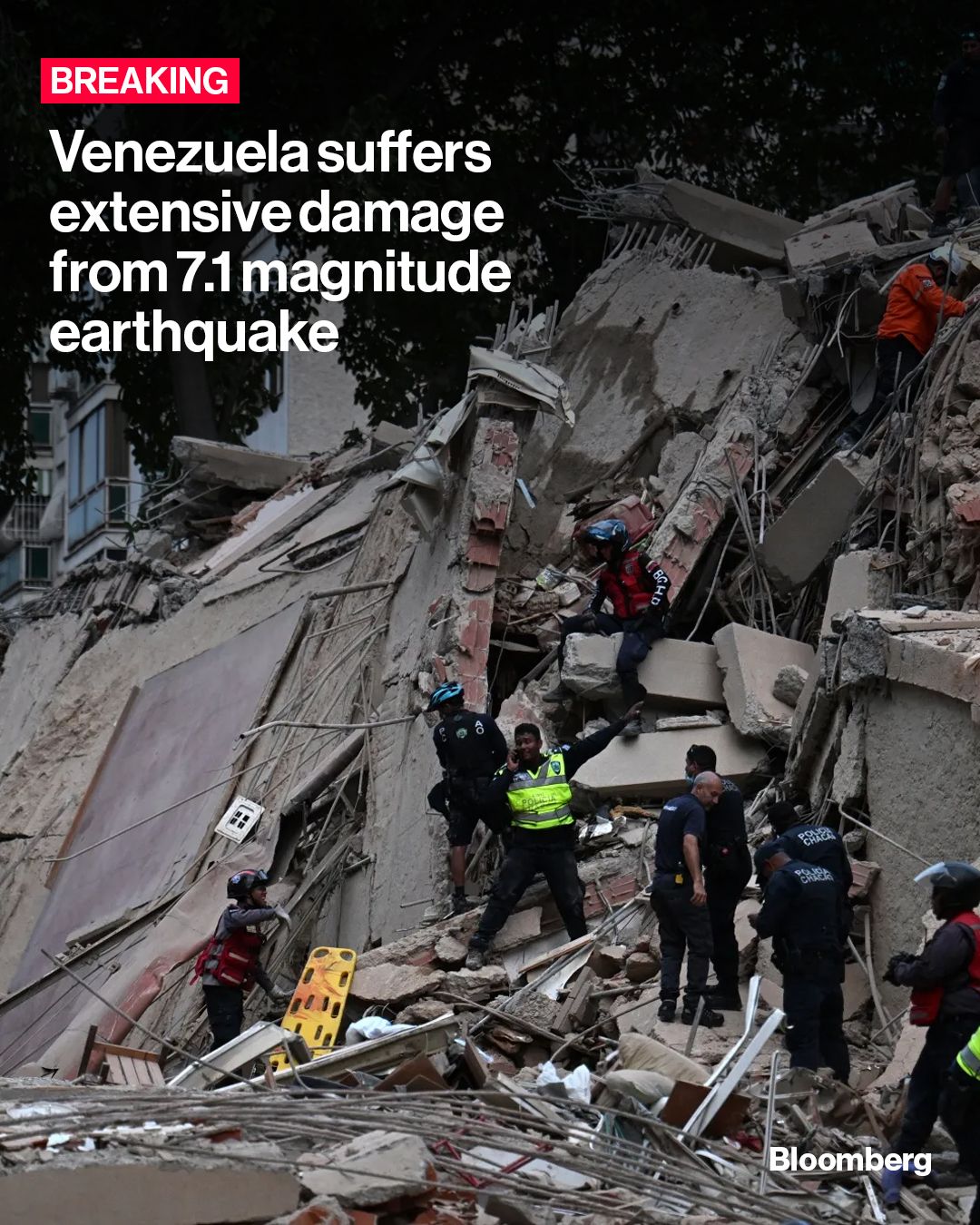 Illustrative photo for: Venezuela earthquake tsunami warning issued after massive