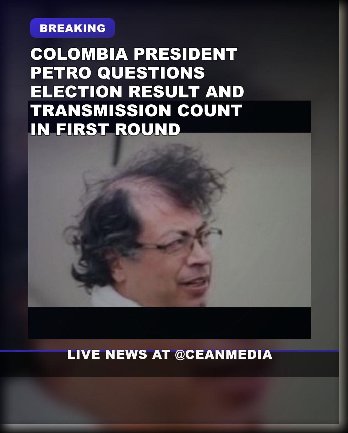 Illustrative photo for: Petro questions election result: Colombia’s Far-Left Leader