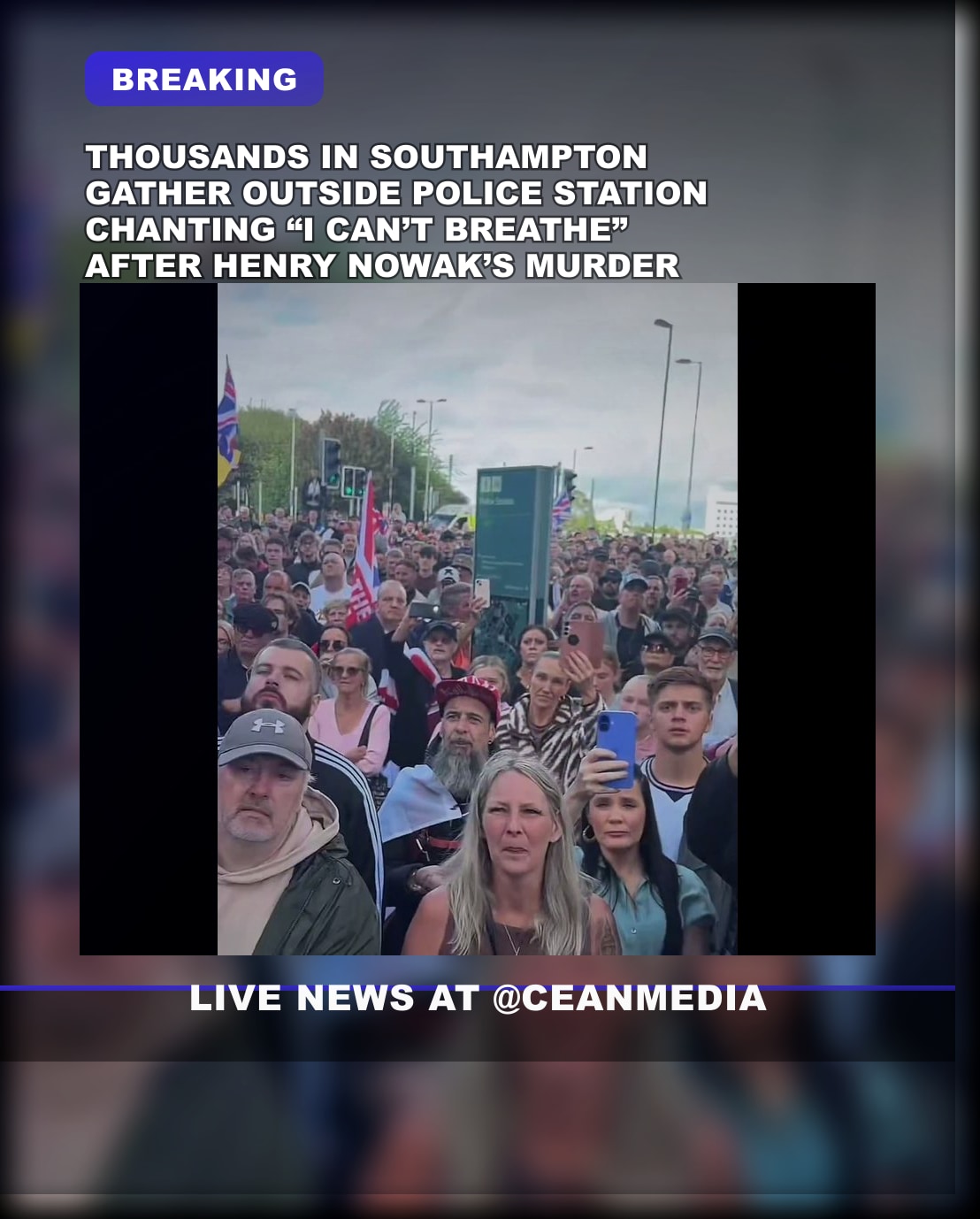 Illustrative photo for: Thousands of Protest Chant for Henry Nowak Murder at