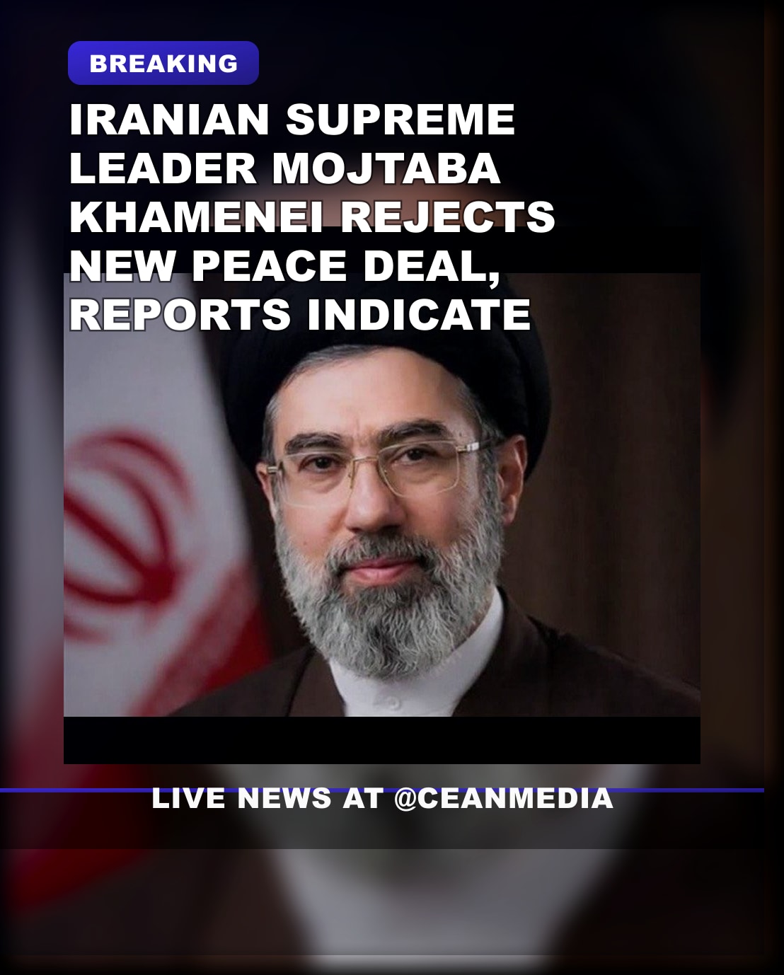 Illustrative photo for: Iranian leader peace deal doubts: negotiators accused