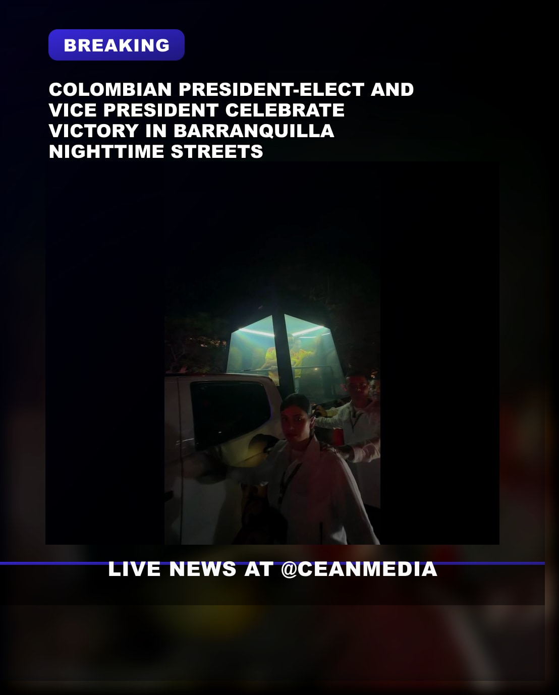 Illustrative photo for: Colombian Leaders Celebrate Victory on Barranquilla