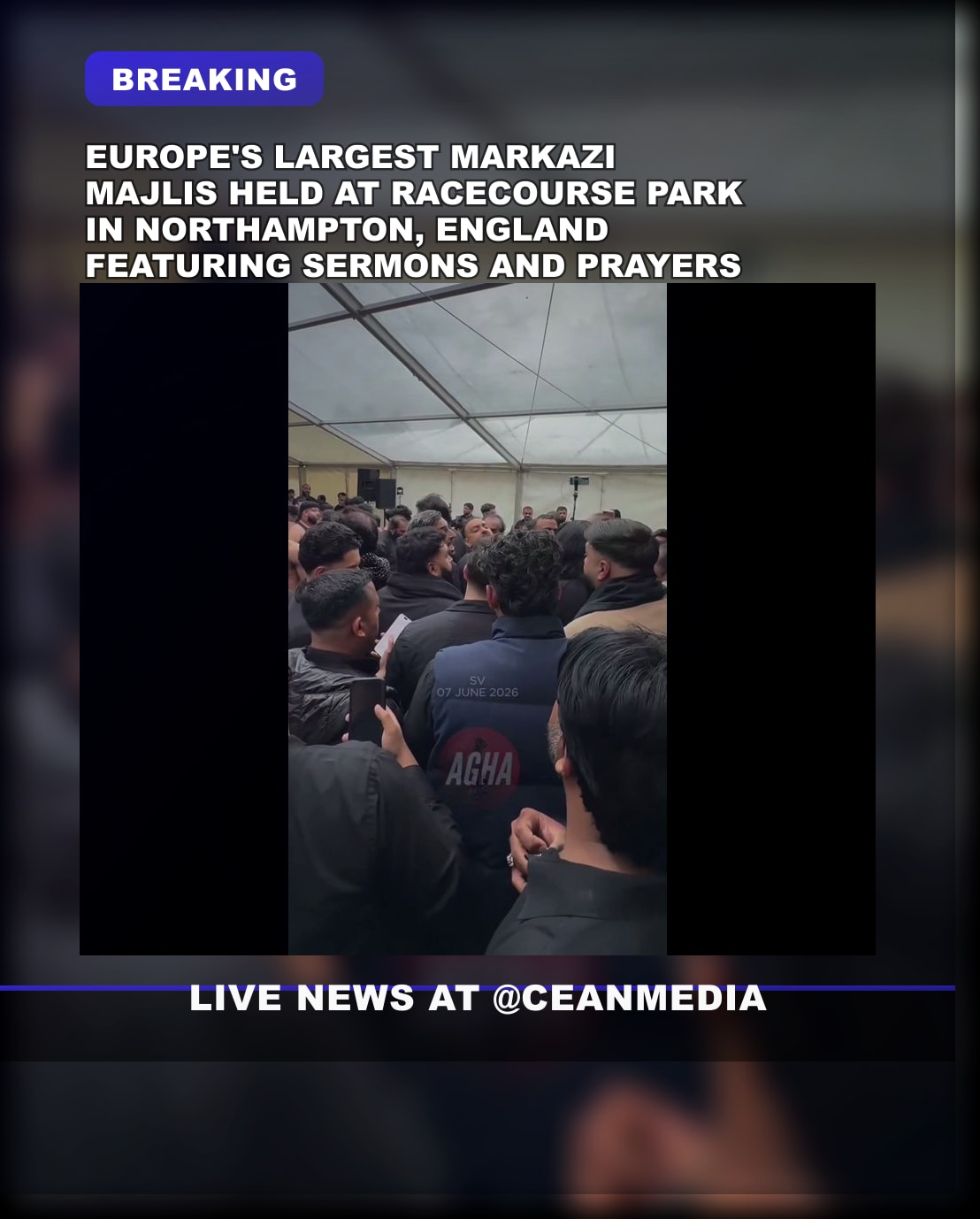Illustrative photo for: Europe’s Largest Markazi Majlis Draws Thousands at