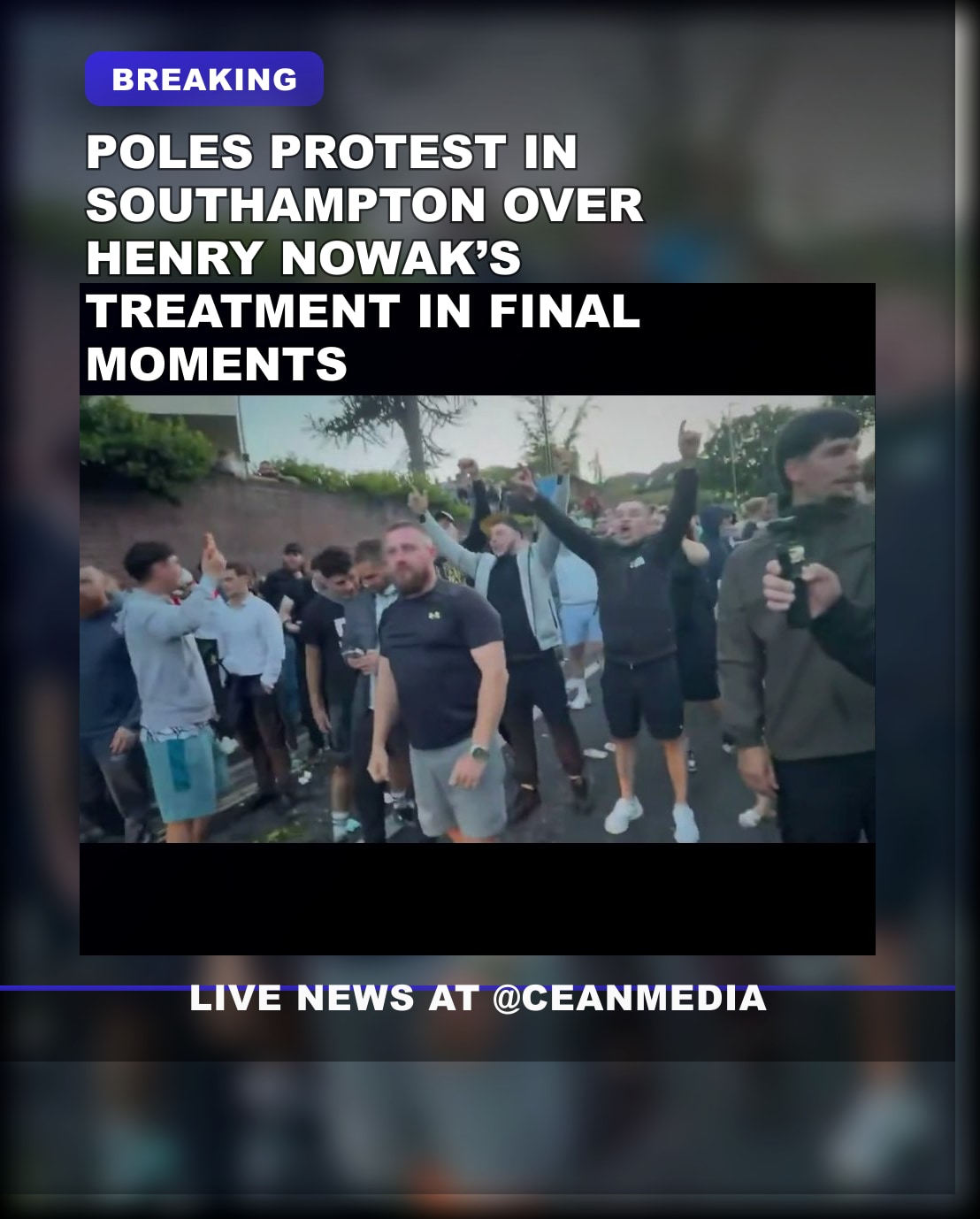 Illustrative photo for: Polish British murder protest Southampton: Henry Nowak case