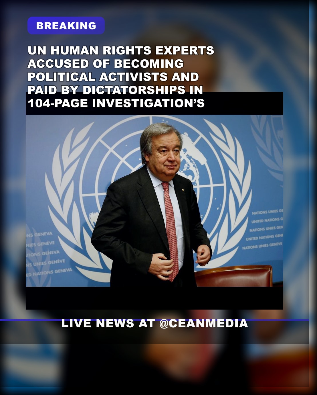 Illustrative photo for: UN rights experts politics corruption: report alleges