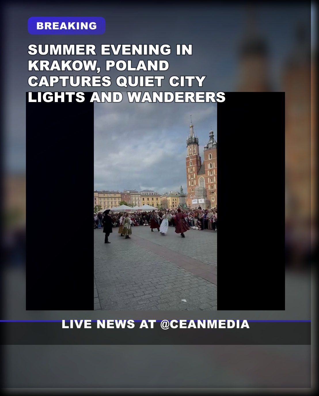 Illustrative photo for: Krakow summer evening vibe shines in Polish dusk