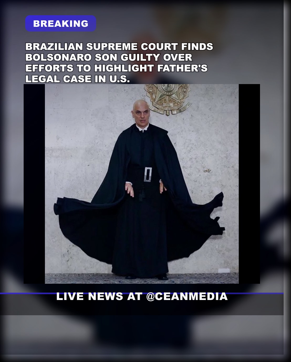 Illustrative photo for: Bolsonaro Son Guilty Vote: Supreme Court Case Shocks Brazil