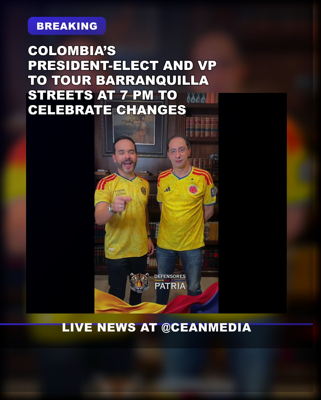 Illustrative photo for: Colombia president elect tour Barranquilla to celebrate