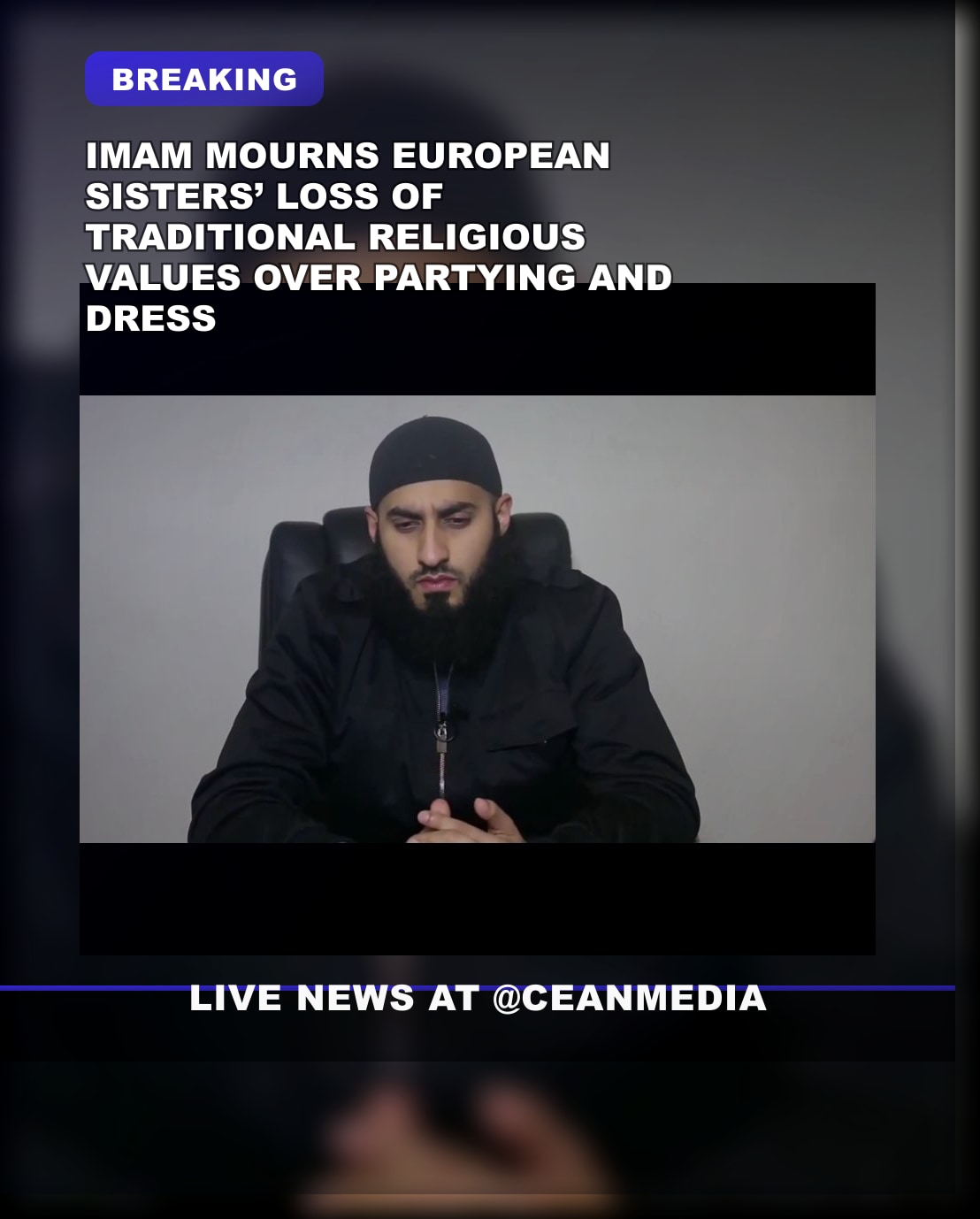 Illustrative photo for: Imam’s Tears Over European Muslim Women Defying Tradition: