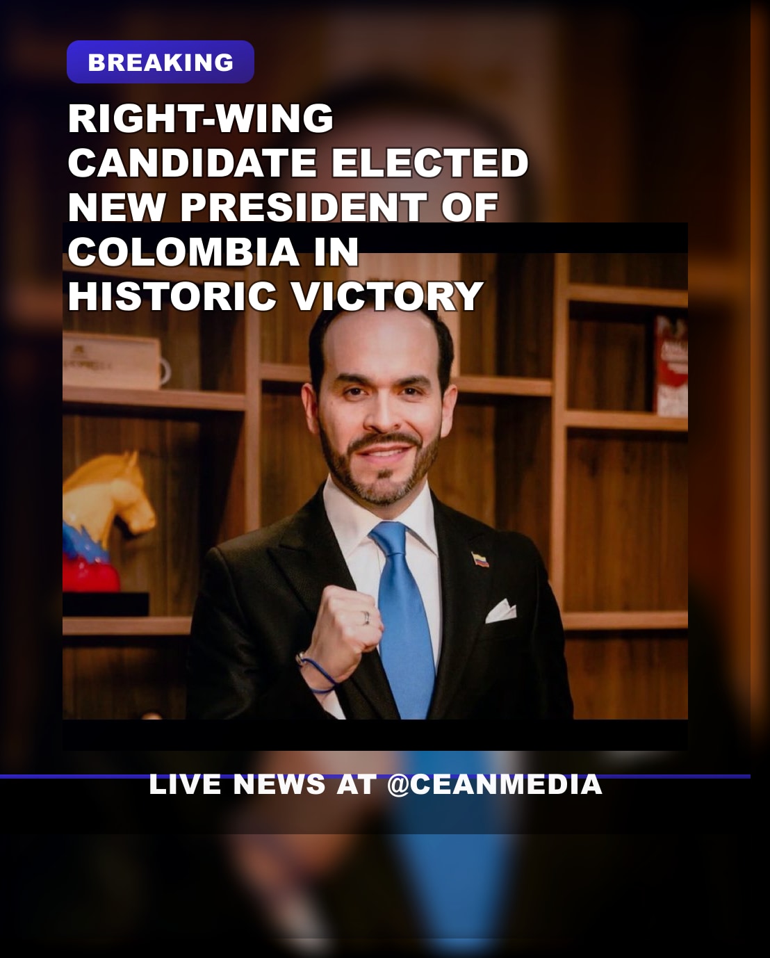 Illustrative photo for: Right wing presidential victory: Abdela Esprialla wins