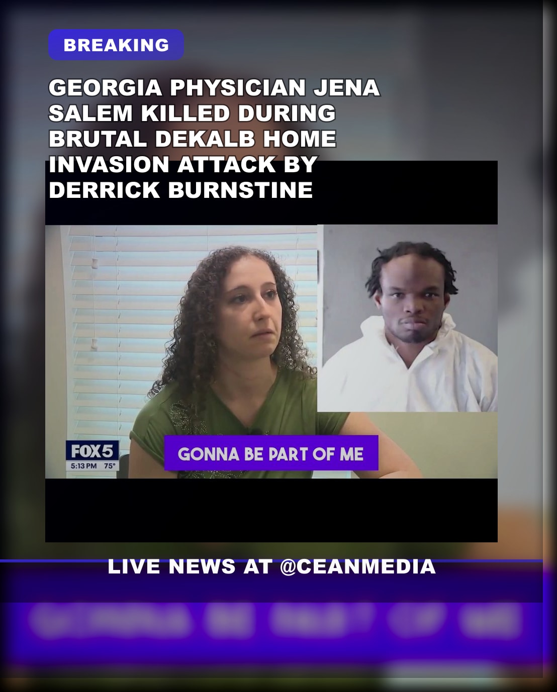 Illustrative photo for: Violent home invasion murder suspect Burnstine: Georgia