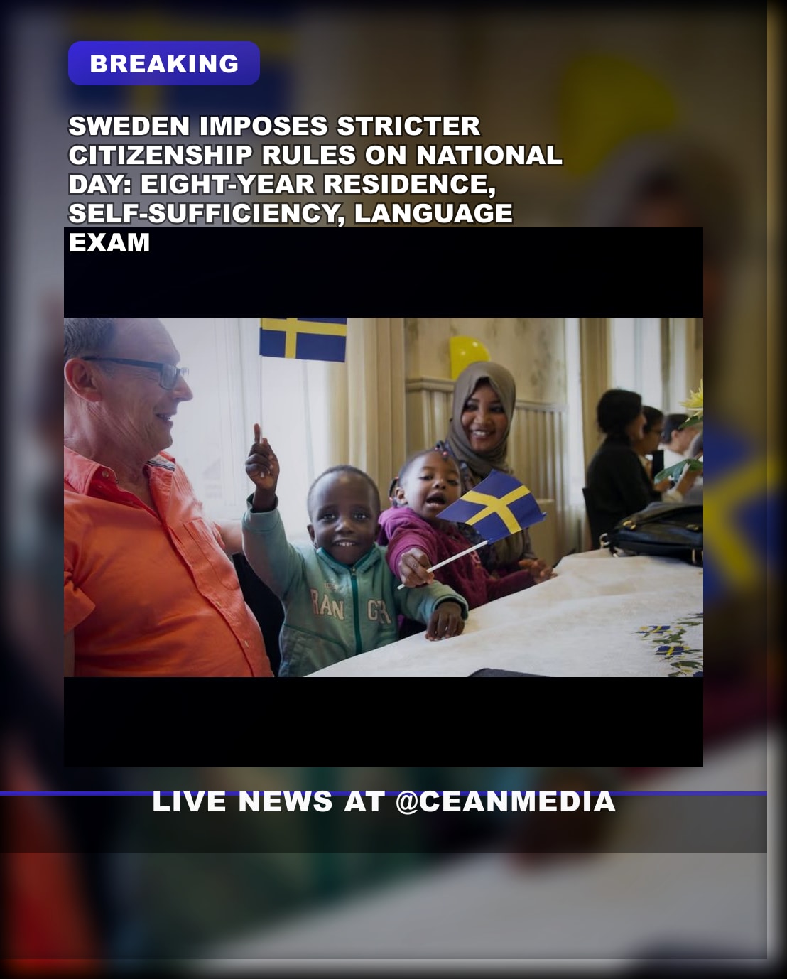 Illustrative photo for: Swedish citizenship eligibility changes: Stricter rules