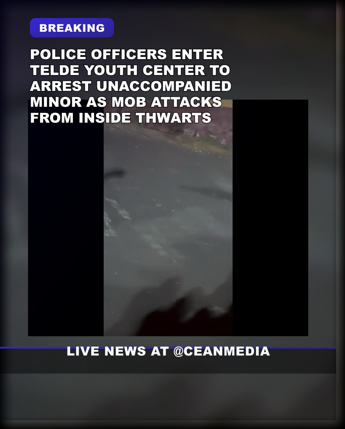 Illustrative photo for: Police Clash at Telde Youth Center as Officers Withdraw