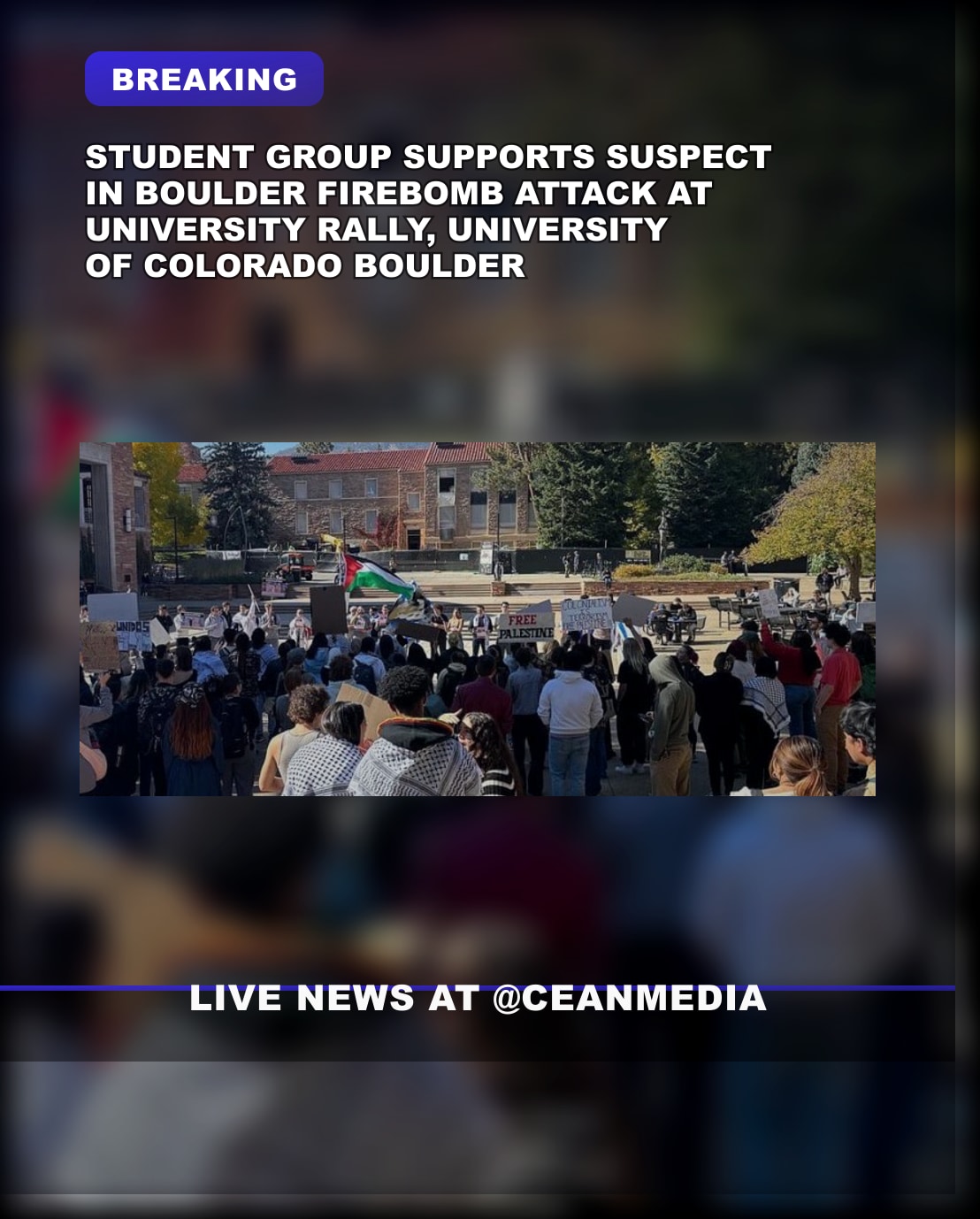 Illustrative photo for: Colorado students endorse accused Boulder attacker at