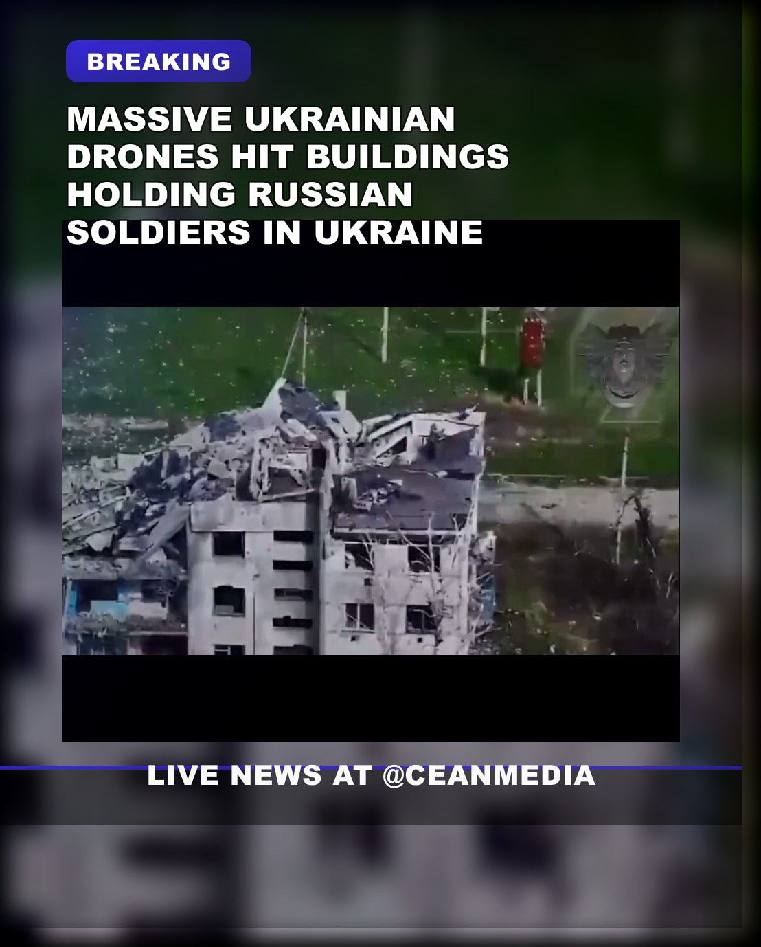 Illustrative photo for: Ukrainian drones targeting buildings escalate battlefield