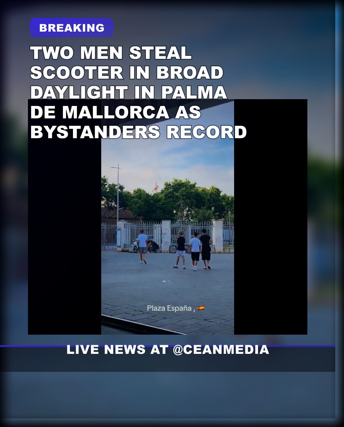 Illustrative photo for: Theft bystanders recording Palma de Mallorca: Two Men Steal