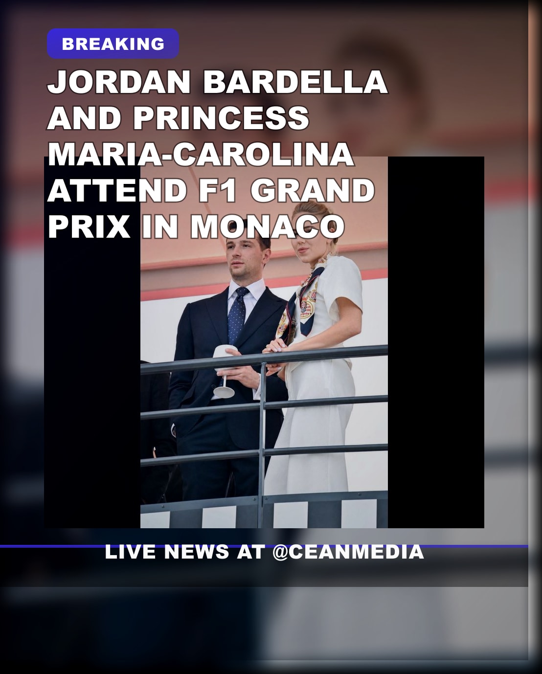 Illustrative photo for: Jordan Bardella, Princess Attend Monaco F1 Grand Prix