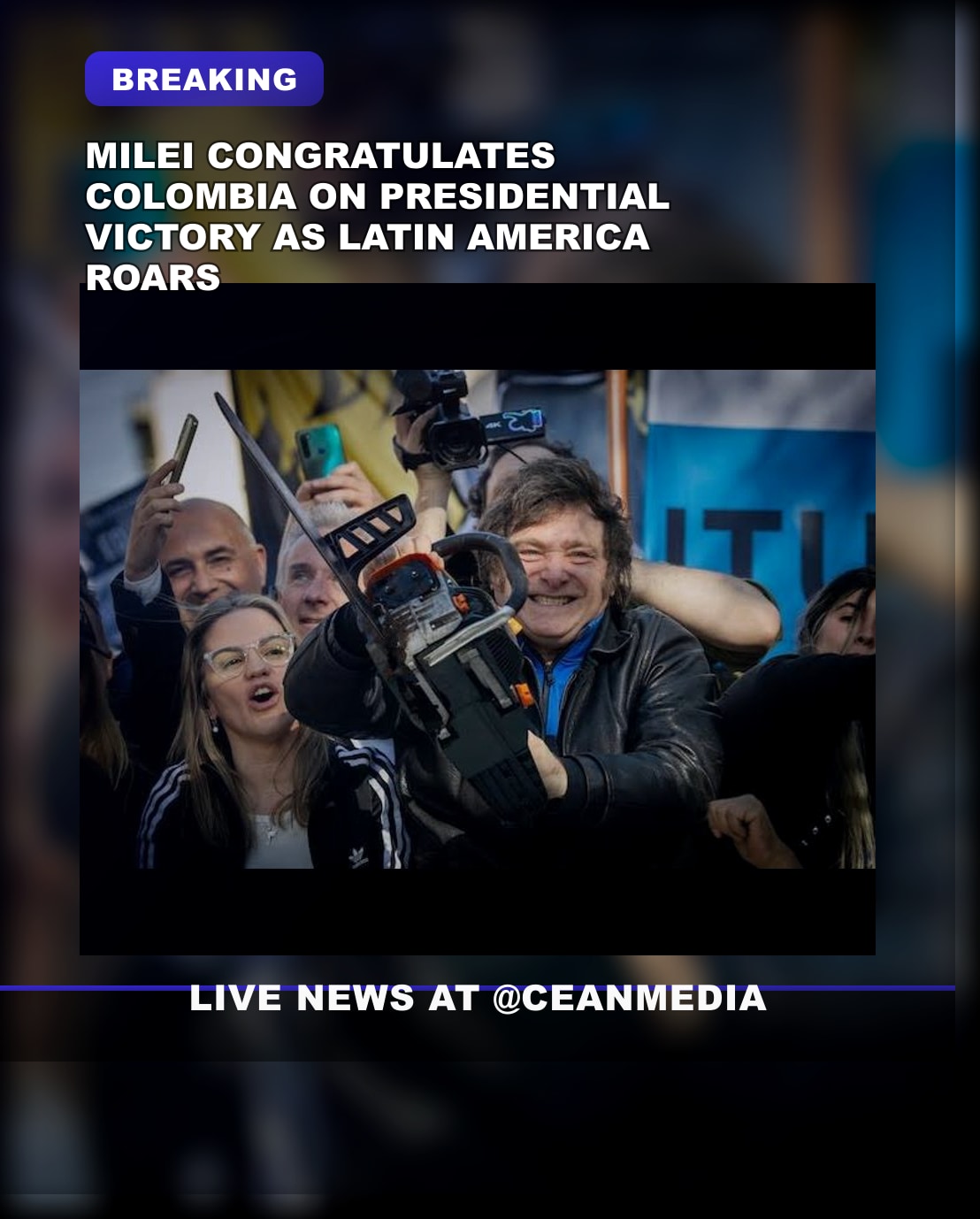 Illustrative photo for: Argentina’s Milei hails roaring leaders in Latin America —