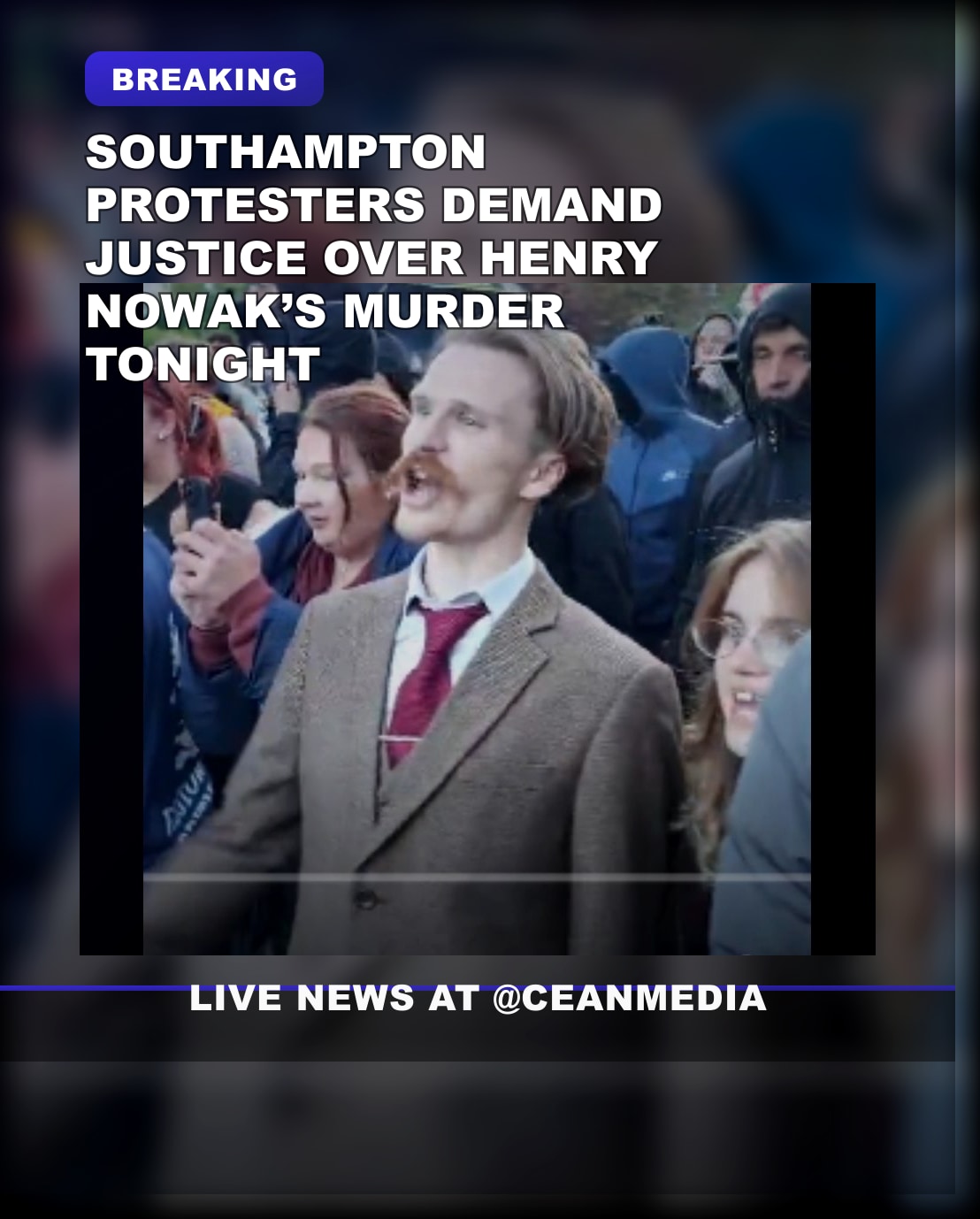Illustrative photo for: Youth protests Southampton murder erupt as youths rally